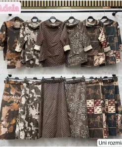 Komplety damskie WŁOSKA,Size uni ,paczka 6 szt mix kolor