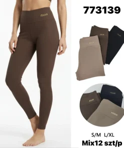 Legginsy Damskie,Size s/m-l/xl,paczka 12szt, mix kolor