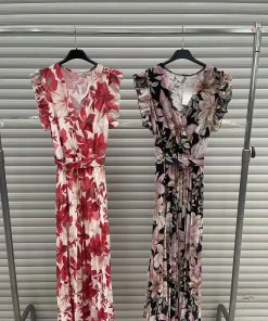 Sukienki damskie WŁOSKA ,Size uni ,paczka 6 szt mix kolo