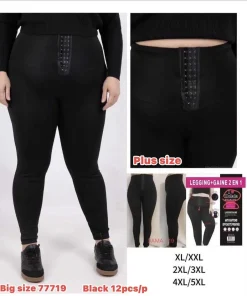 Legginsy Damskie,Size xl/2xl-4xl/5xl,paczka 12szt, 1 kolor