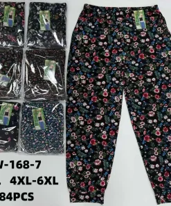 Spodnie Damskie,Size l/3xl-4xl/6xl,paczka 12szt, mix kolor