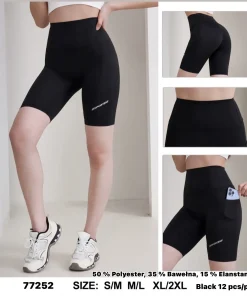 Legginsy Damskie,Size s/m-xl/2xl,paczka 12szt, 1 kolor
