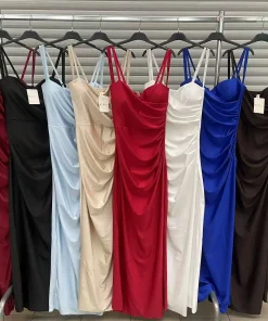 Sukienki damskie WŁOSKA ,Size uni ,paczka 6 szt mix kolor