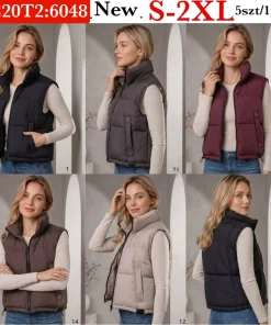 Kamizelki Damskie,Size s-2xl,paczka 5szt, 1 kolor