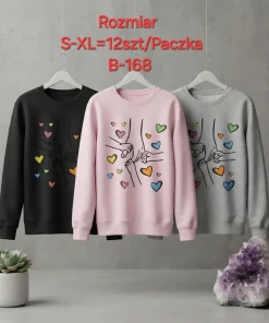 Bluzy damskie,size s-xl,Paczka 12szt,mix kolor