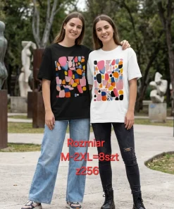 Bluzki damskie,size m-2xl,Paczka 8szt,mix kolor