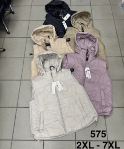Kamizelki damskie,size 2-7xl,Paczka 6szt,1kolor