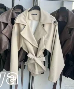 Kurtki skórzane damskie,size uni,Paczka 6szt,mix kolor