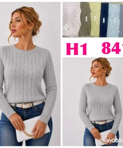 Swetry damskie,size l/xl-2/3xl,Paczka 12szt,mix kolor