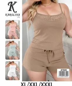 Piżamy Damskie,Size xl-3xl,paczka 12szt, mix kolor