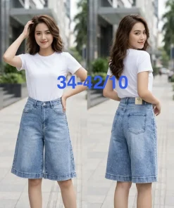 Spodenki jeansowe damskie,size 34-42,Paczka 10szt,1kolor