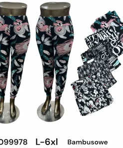 Legginsy Damskie,Size l-6xl,paczka 12szt, mix kolor