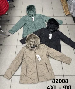 Kurtki damskie,size 4-9xl,Paczka 6szt,1kolor
