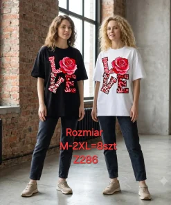 Bluzki damskie,size m-2xl,Paczka 8szt,mix kolor