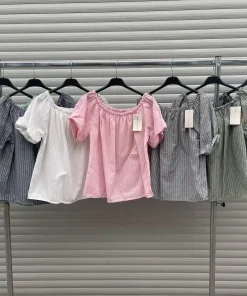 Bluzki damskie WŁOSKA ,Size uni ,paczka 6 szt mix kolor