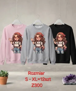 Bluzy damskie,size s-xl,Paczka 12szt,mix kolor