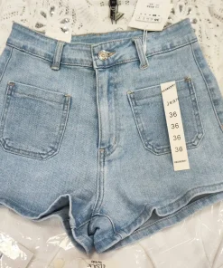 Spodenki jeansowe Damskie,Size 34-42,paczka 10szt, 1 kolor