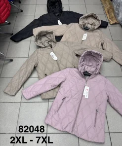 Kurtki damskie,size 2-7xl,Paczka 6szt,1kolor