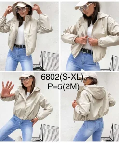 Kurtki damskie,size s-xl,Paczka 5szt,1kolor