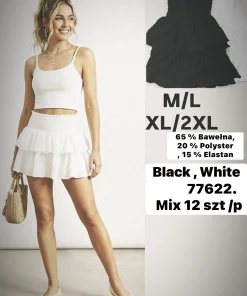 Spódnica krótka Damskie,Size m/l-xl/2xl,paczka 12szt, mix kolor