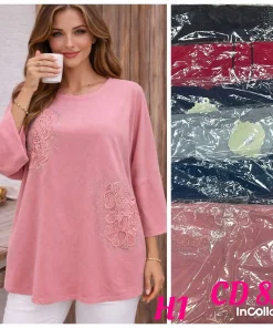 Bluzki damskie,size m/l-xl/2xl,Paczka 12 szt,mix kolor
