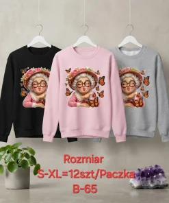 Bluzy damskie,size s-xl,Paczka 12szt,mix kolor