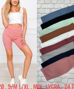 Legginsy Damskie,Size s/m-l/xl,paczka 24szt, mix kolor