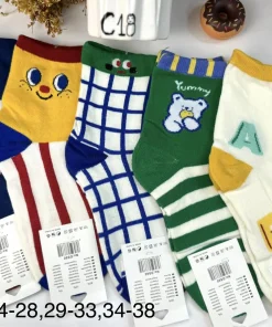 Skarpetki DZIECIĘCA,Size 19/23-34/38,paczka 40szt, mix kolor