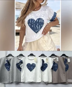 Bluzki damskie WŁOSKA ,Size uni ,paczka 6 szt mix kolor