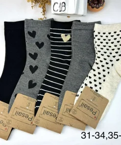 Skarpetki DZIECIĘCA,Size 31/34-35/38,paczka 40szt, mix kolor