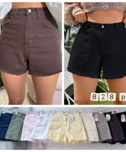 Spodenki damskie WŁOSKA ,Size uni ,paczka 6 szt mix kolor