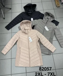 Kurtki damskie,size 2-7xl,Paczka 6szt,1kolor
