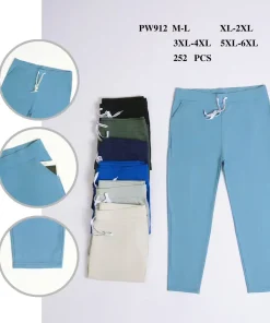 Spodnie Damskie,Size m/l-5xl/6xl,paczka 12szt, mix kolor