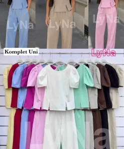 Komplety damskie WŁOSKA ,Size uni ,paczka 6 szt mix kolor