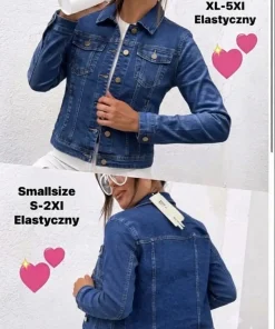Kurtki Jeansowe Damskie,Size xl-5xl,paczka 10szt, 1 kolor