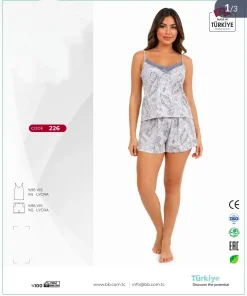 Piżamy Damskie,Size m-xl,paczka 6szt, 1 kolor