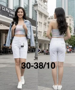 Spodenki jeansowe damskie,size 30-38,Paczka 10szt,1kolor