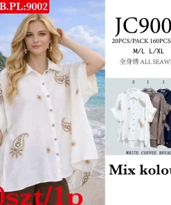 Koszule Damskie,Size m/l-l/xl,paczka 10szt, mix kolor