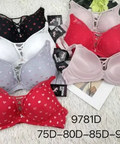 Biustonosz D Damskie,Size 75-90,paczka 6szt, 1 kolor