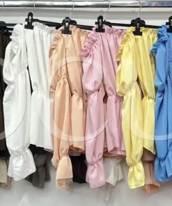Bluzki damskie WŁOSKA ,Size uni ,paczka 6 szt mix kolor