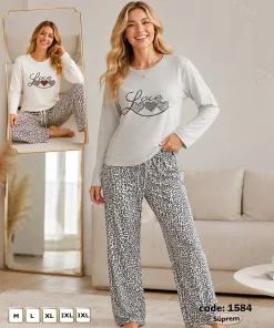 Piżamy Damskie,Size m-3xl,paczka 10szt, mix kolor