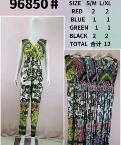 Kombinezony damskie,size s/m-l/xl,Paczka 12szt,mix kolor