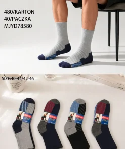 Skarpety MĘSKIE,Size 40-46,paczka 40szt, mix kolor