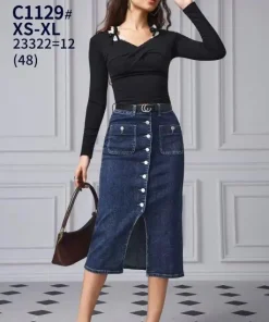 Spódnica długa Damskie,Size xs-xl,paczka 12szt, 1 kolor