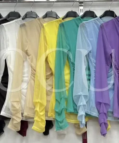 Bluzki damskie WŁOSKA ,Size uni ,paczka 6 szt mix kolor