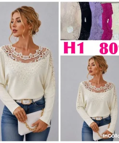 Swetry damskie,size l/xl-2/3xl,Paczka 12szt,mix kolor