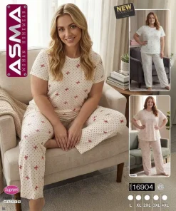 Piżamy Damskie,Size l-4xl,paczka 15szt, mix kolor