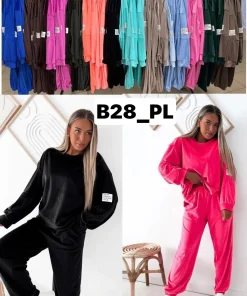 Komplety damskie WŁOSKA ,Size uni ,paczka 6 szt mix kolor
