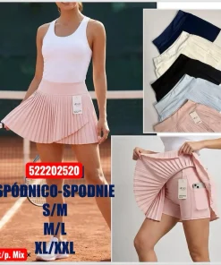 Spódnica krótka Damskie,Size s/m-xl/2xl,paczka 12szt, mix kolor