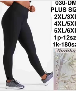 Legginsy Damskie,Size 2xl/3xl-5xl/6xl,paczka 12szt, 1 kolor